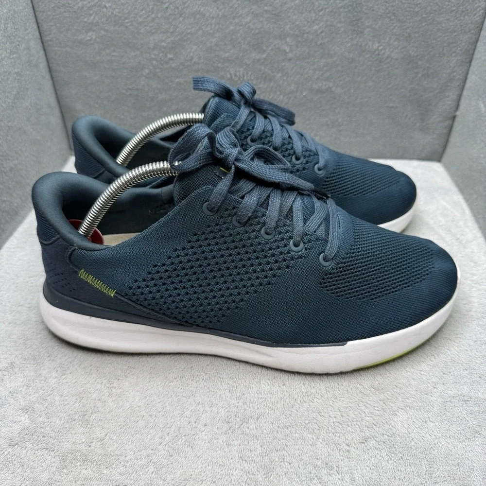 Kizik Lima Breathable Knit Hands Free Athletic Sneakers Blue Size 10.5 Wide